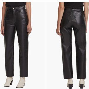 Agolde '90s Pinch Waist Recycled Leather High Waist Pants